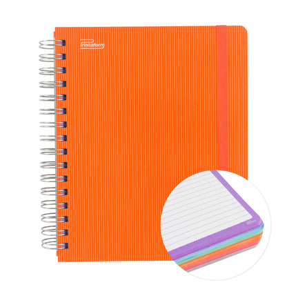 Libreta Universitaria Arcoíris book, 200 hojas