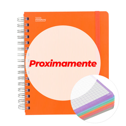 Libreta Universitaria Arcoíris book, 200 hojas