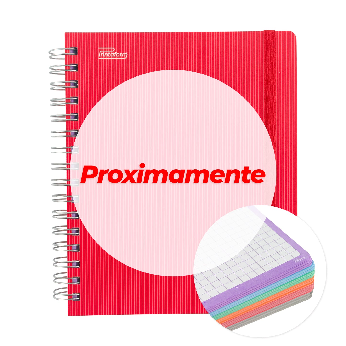 Libreta Universitaria Arcoíris book, 200 hojas