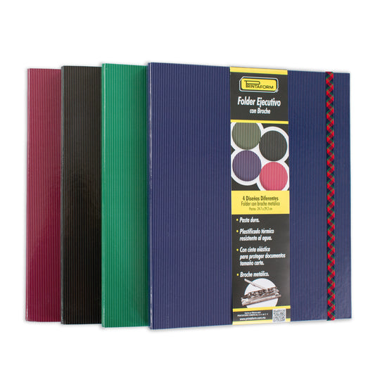 Folder Ejecutivo con broche