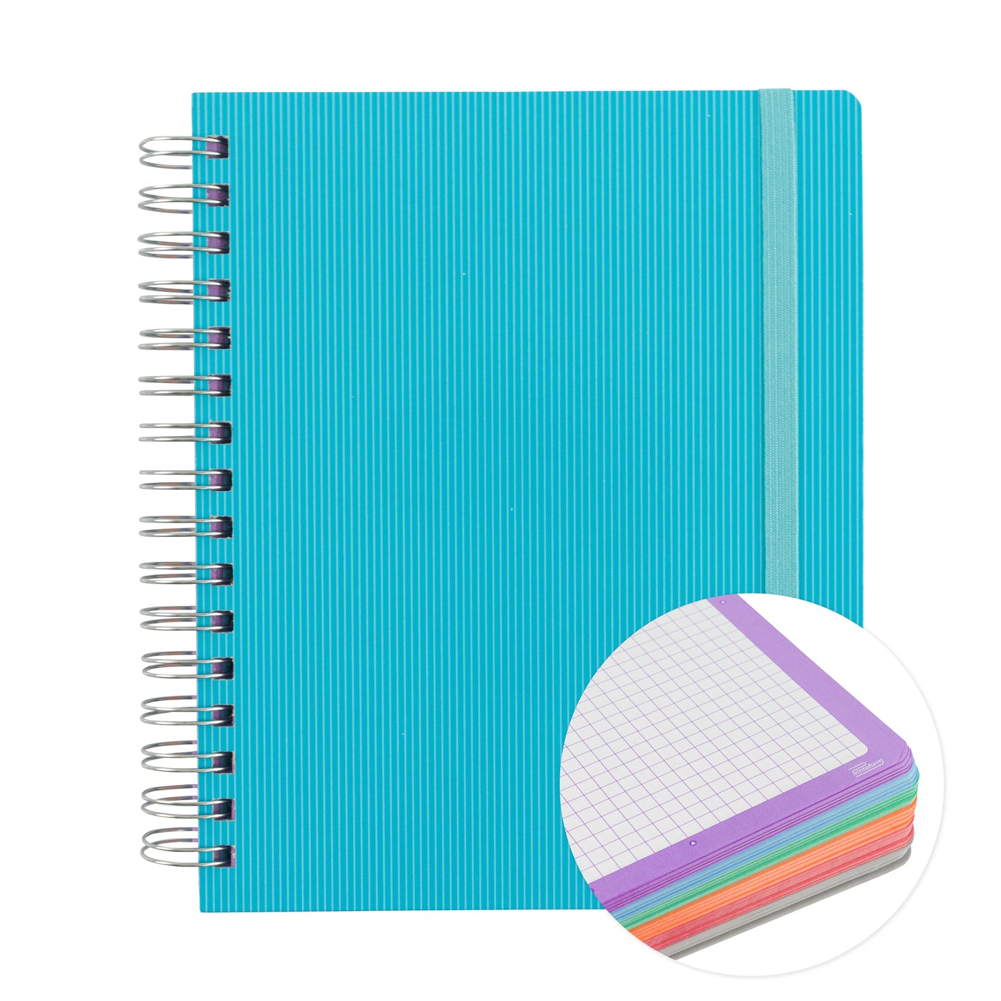 Libreta Universitaria Arcoíris book, 200 hojas