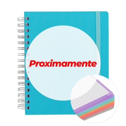 Libreta Universitaria Arcoíris book, 200 hojas