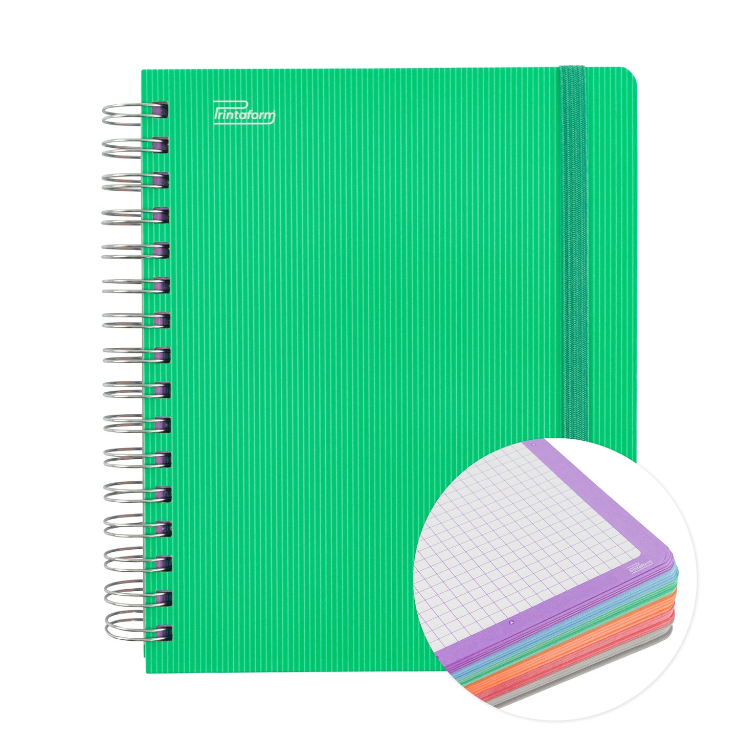 Libreta Universitaria Arcoíris book, 200 hojas