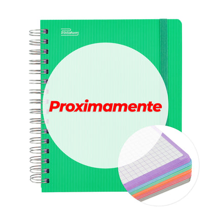 Libreta Universitaria Arcoíris book, 200 hojas