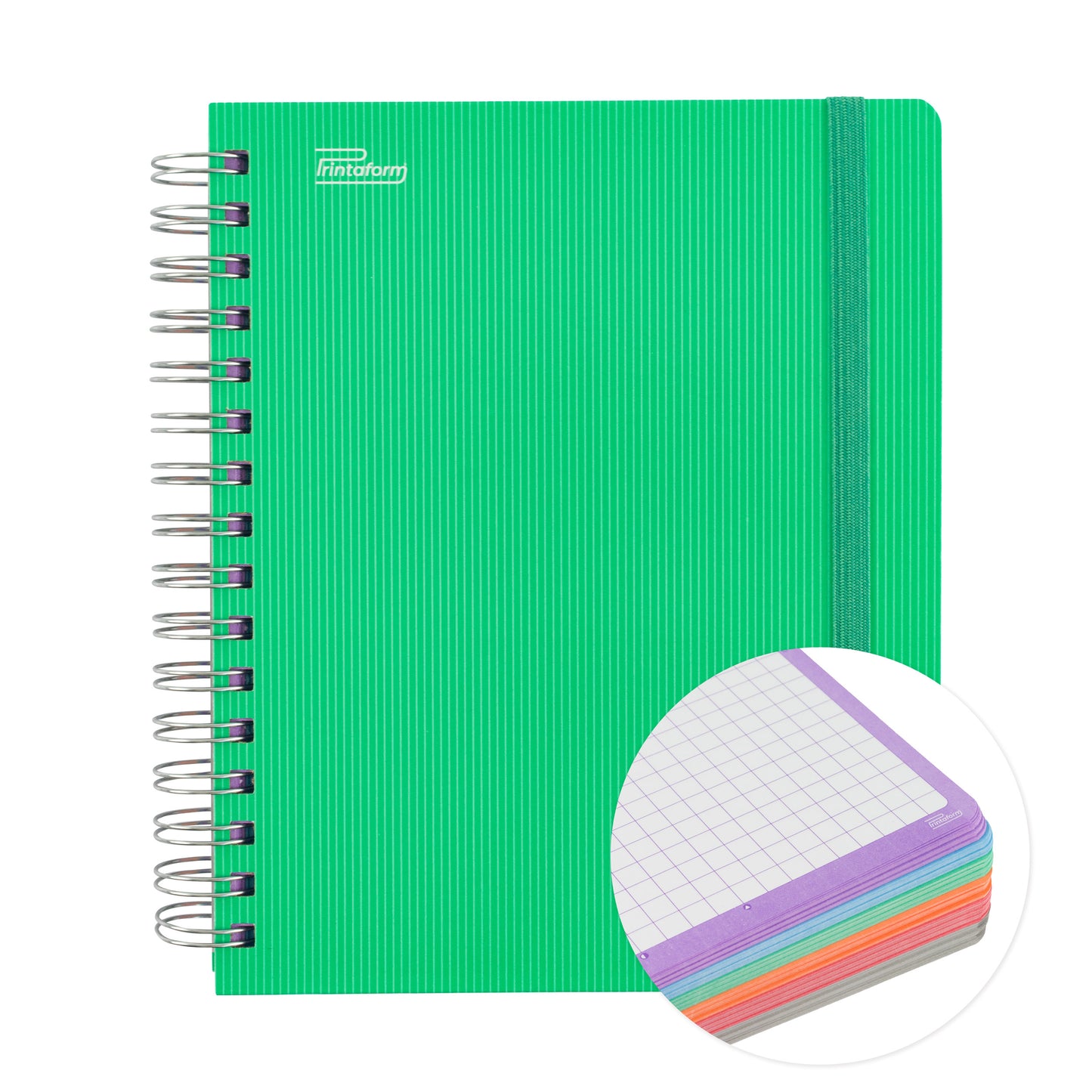 Libreta Universitaria Arcoíris book, 200 hojas