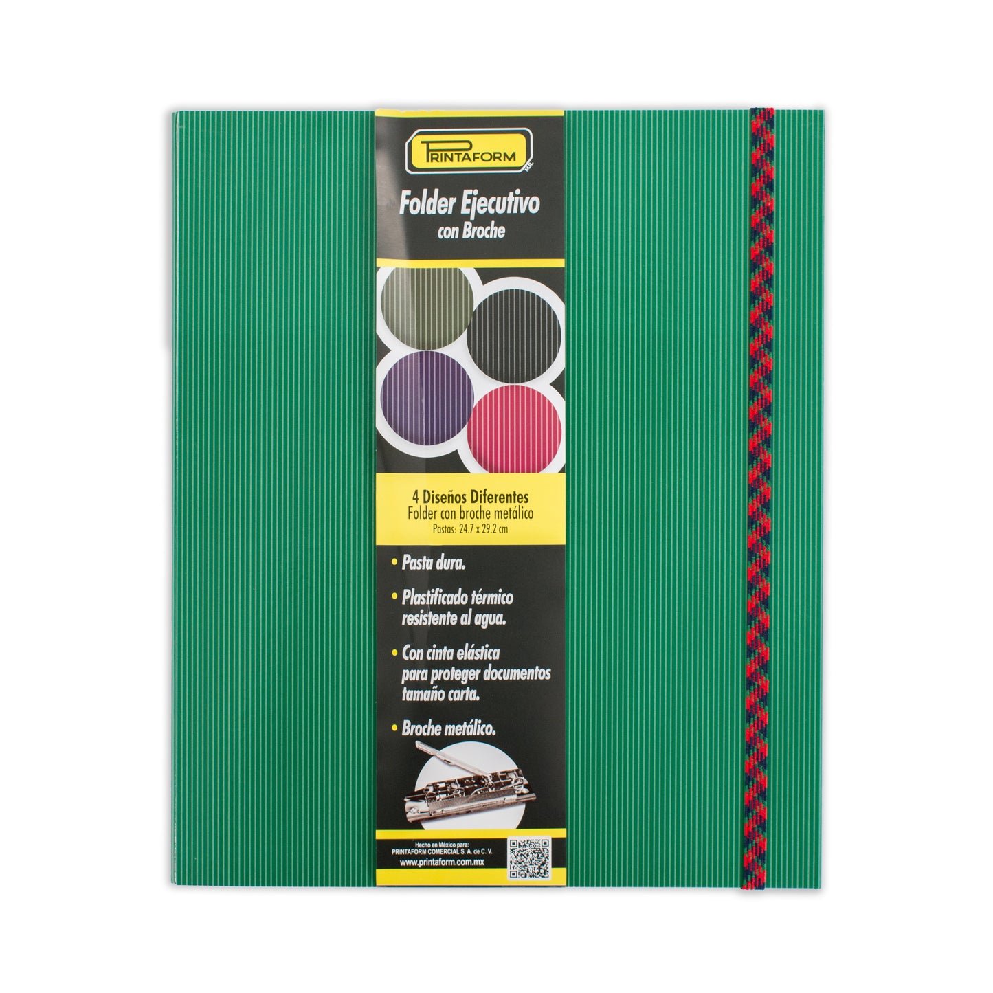 Folder Ejecutivo con broche