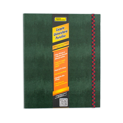 Carpeta Portofino Universitaria Cobra  3/4"
