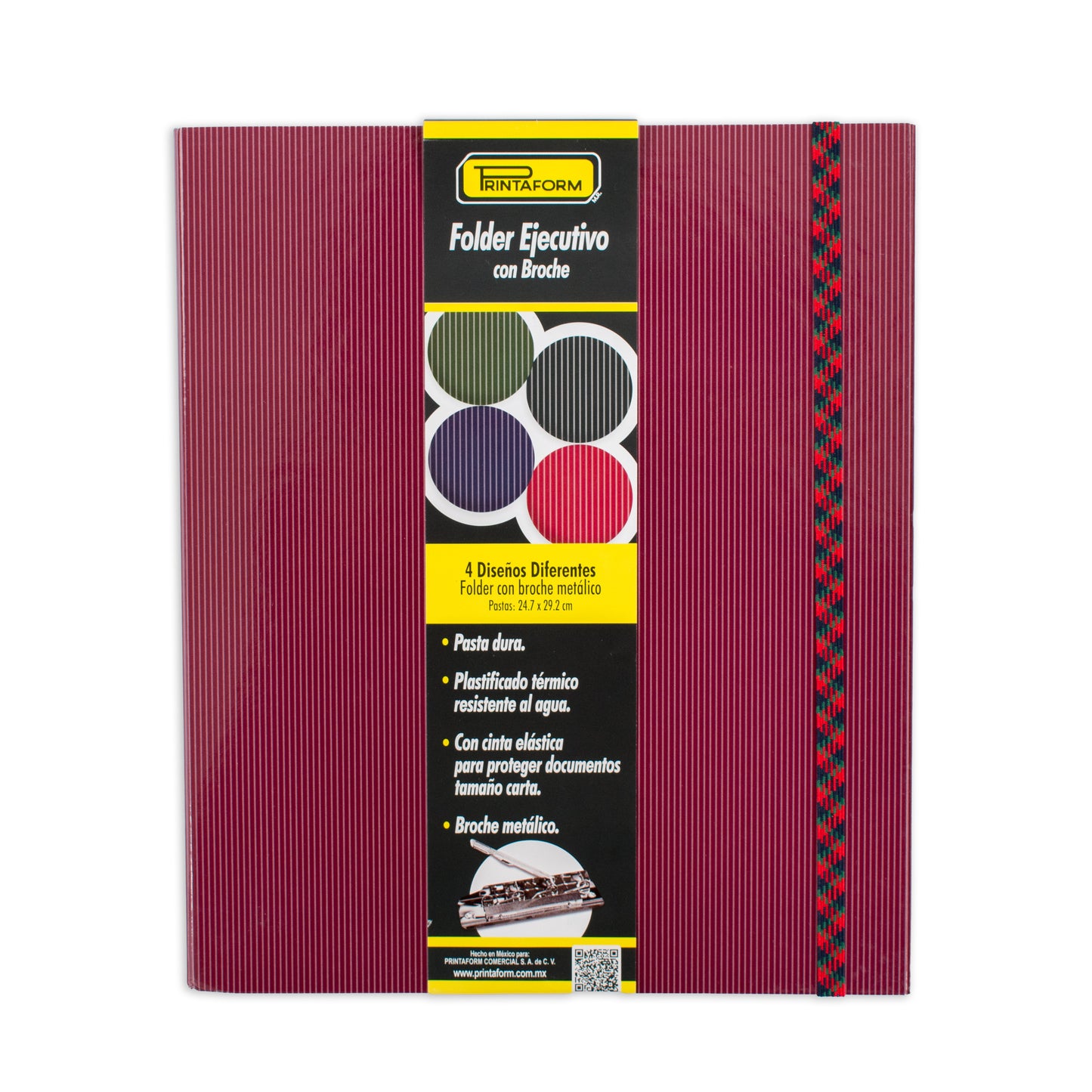 Folder Ejecutivo con broche